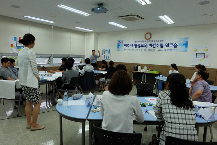2015년 여주시 평생교육 비전수립 워크숍 개최